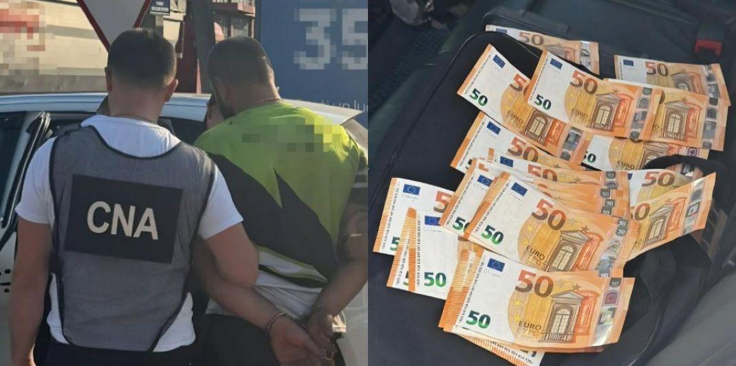 Un bărbat a fost reținut după ce ar fi pretins 1 500 de euro pentru a influența polițiștii