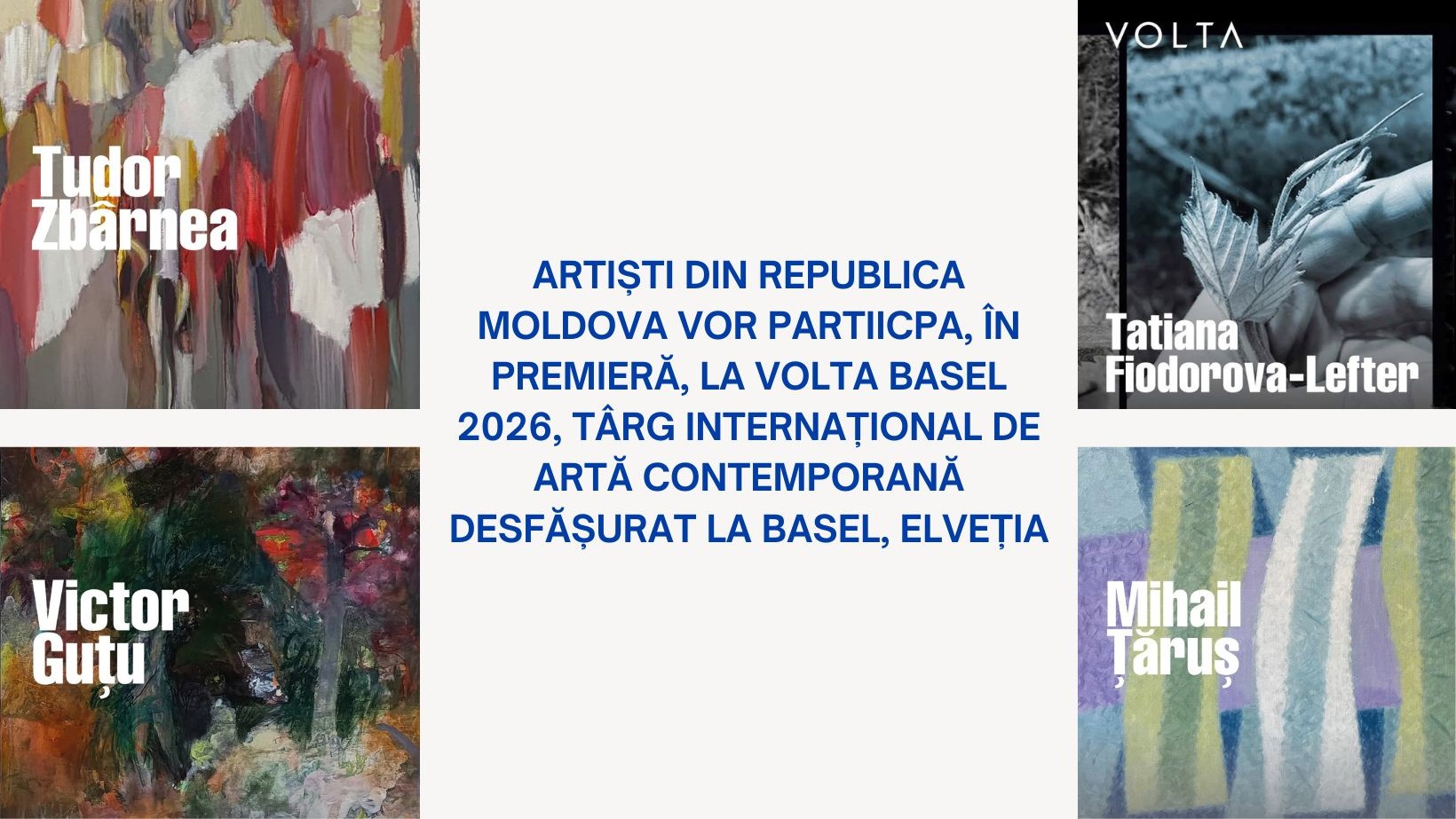În premieră, arta contemporană din Republica Moldova ajunge la VOLTA Basel 2026