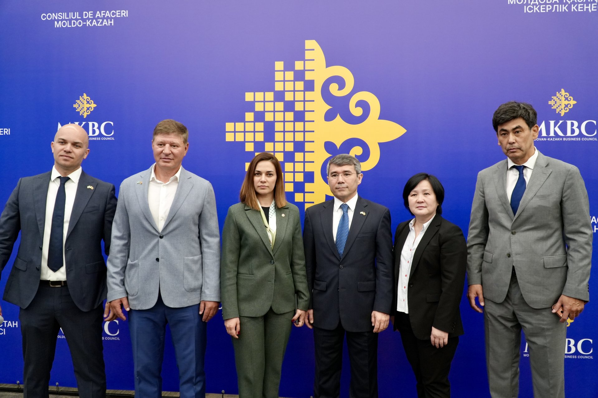 Consiliul de afaceri moldo-kazah, lansat la Chișinău. Ludmila Catlabuga: „Avem nevoie de parteneriate solide și de oportunități comerciale valorificate”