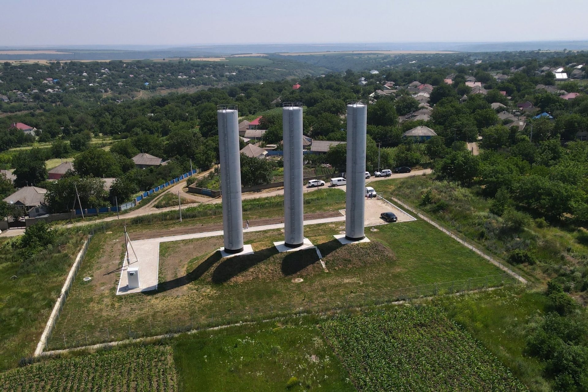 FOTO // Trei sate din raionul Soroca au fost conectate la rețeaua de apă din Nistru