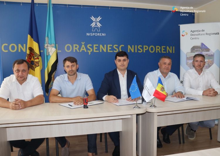 Oraşul Nisporeni va beneficia de o nouă investiție în infrastructura urbană, pentru modernizarea zonei Satul Nou