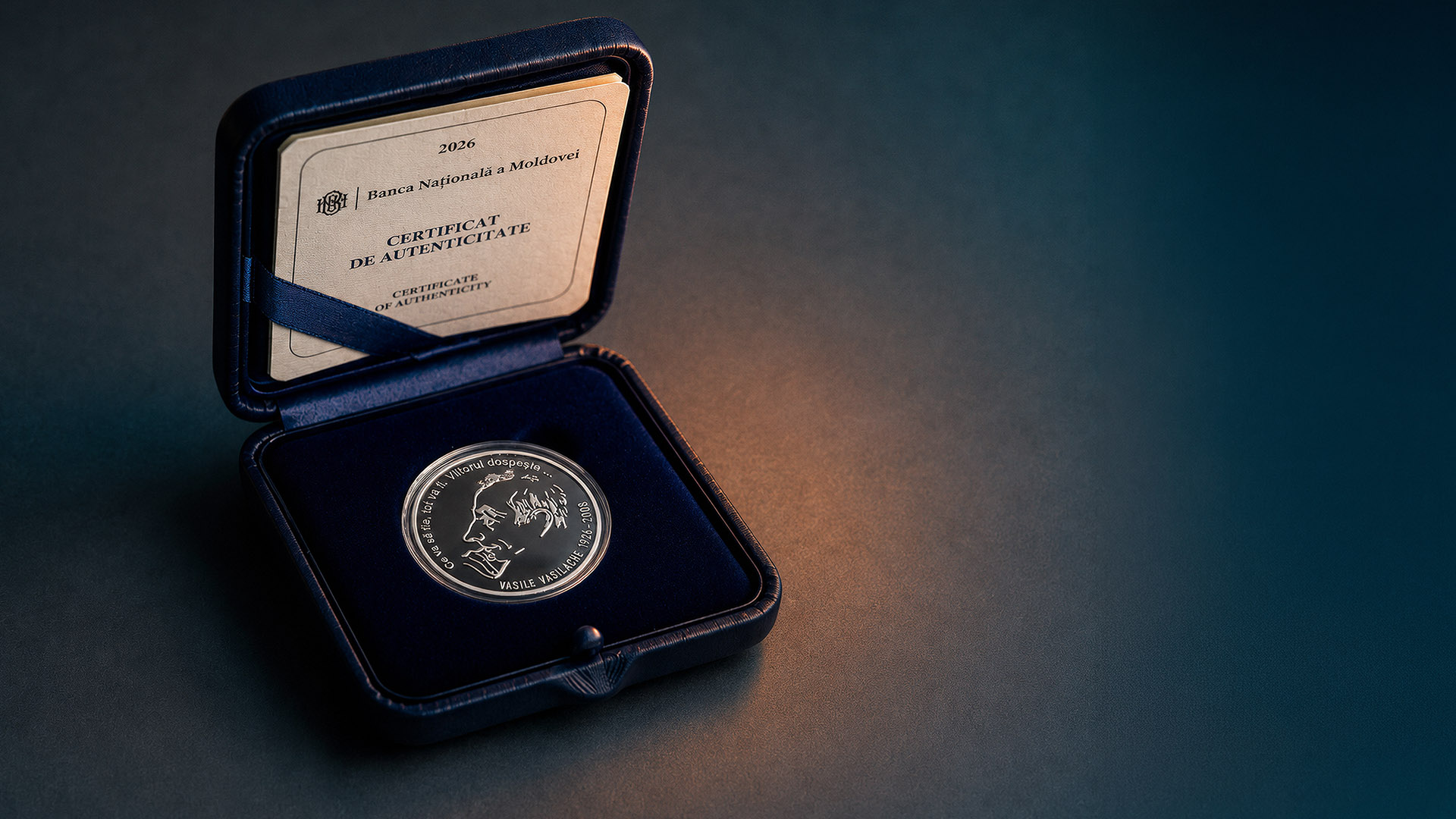Moneda comemorativă „Vasile Vasilache - 100 de ani de la naștere”, lansată de BNM