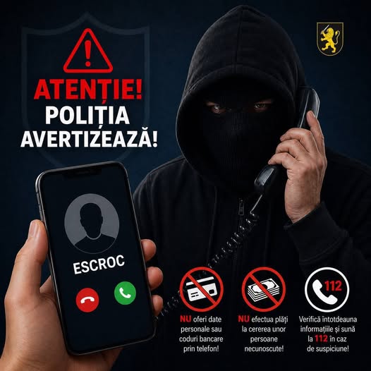 Escrocherii telefonice de peste 4 milioane de lei în doar câteva zile