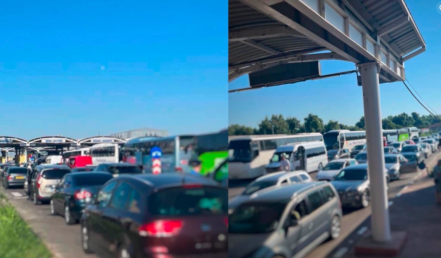 Atenție, călători! Trafic intens la punctul de trecere Giurgiulești–Galați, pe sensul de ieșire din Republica Moldova