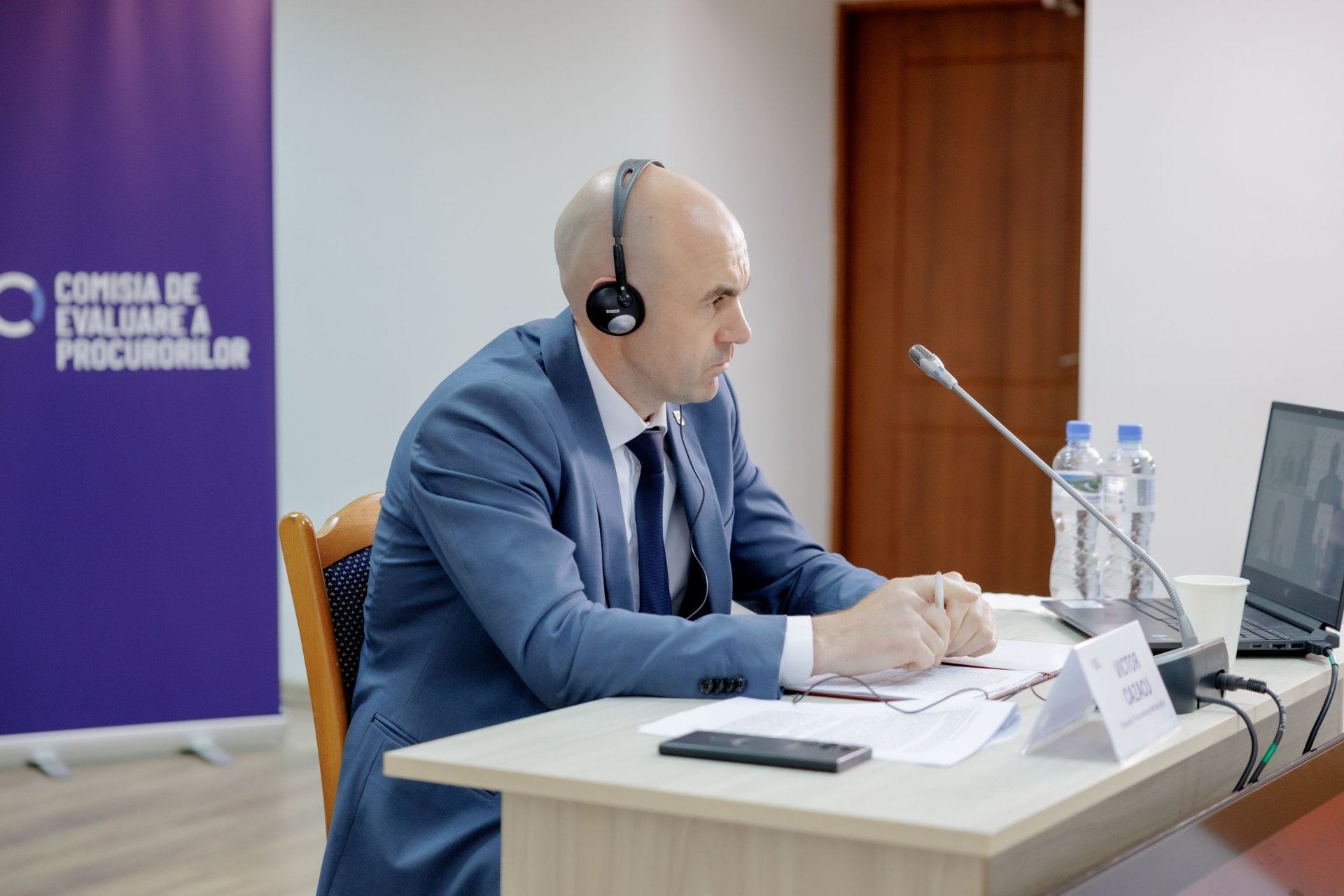 Procurorul anticorupție Victor Cazacu, audiat pentru a treia oară de Comisia de evaluare