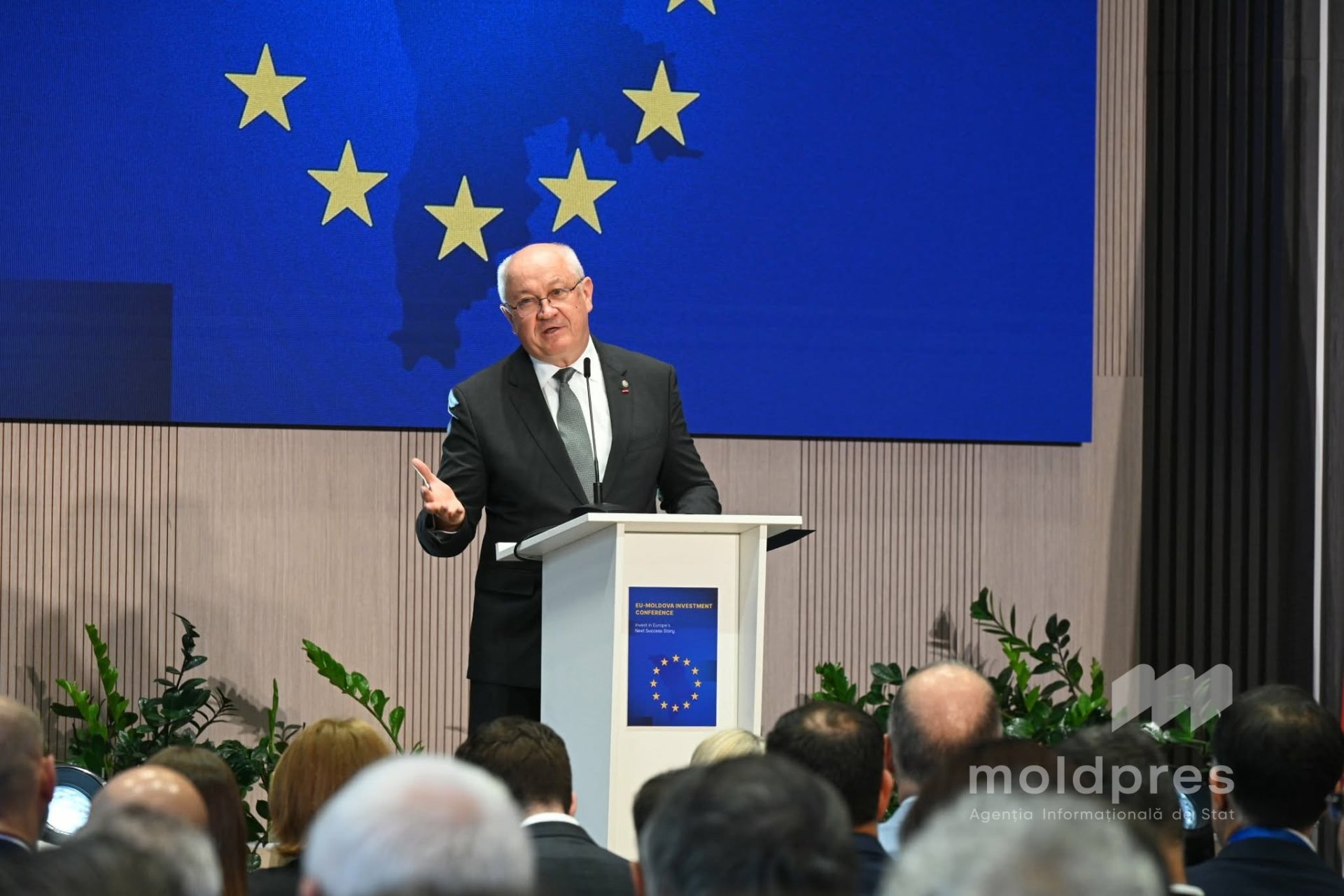 Alexandru Munteanu la Conferința investițională Republica Moldova–UE: „Moldova este pregătită pentru aderare și devine parte a economiei europene”