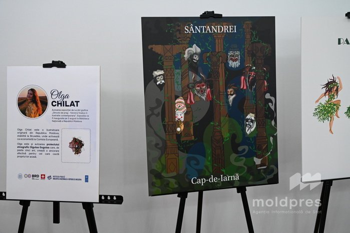 Zilele Diasporei // O poveste despre Moldova spusă prin culori: „Dincolo de prag”, expoziția Olgăi Chilat, stabilită la Bruxelles