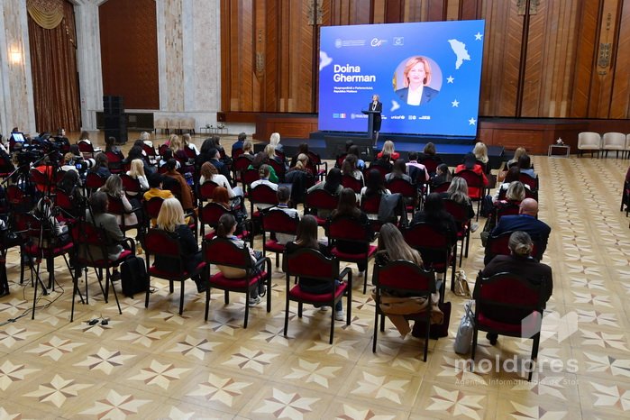 FOTO // Platforma internațională dedicată prevenirii și combaterii violenței împotriva femeilor, desfășurată la Chișinău: acțiuni ferme și eforturi comune