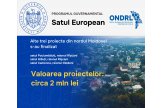 Alte trei proiecte din Programul „Satul european” 
