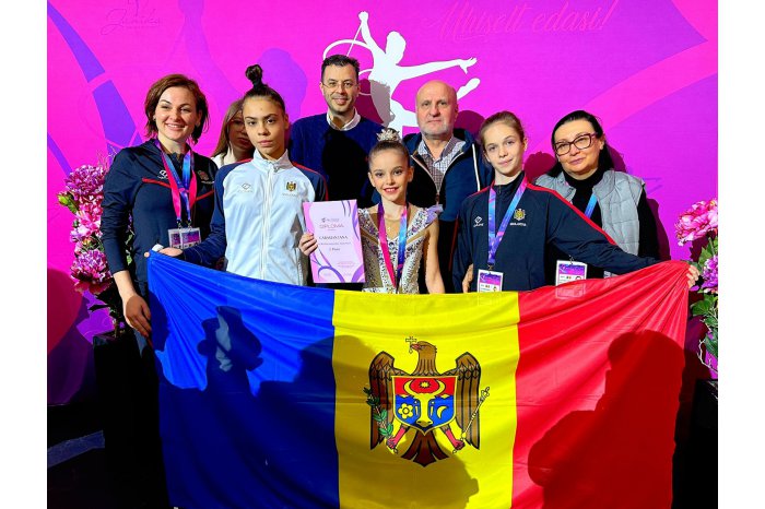 Gimnasta Iana Caraman a obținut medalia de argint la competițiile Grand Prix Miss Valentine, desfășurate în Estonia
