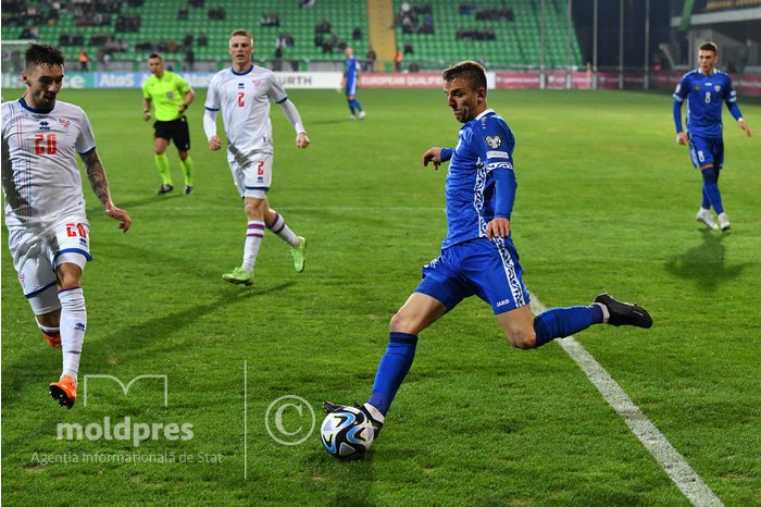 Сборная Молдовы по футболу сыграла вничью с Фарерскими островами