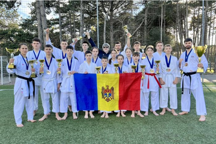 Moldova won 11 medals at European shotokan karate championship