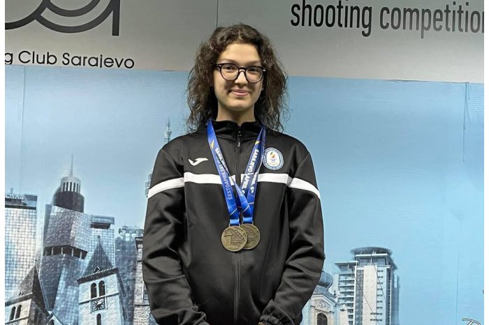 Moldovan shooter won three gold medals at tournament in Bosnia and Herzegovina