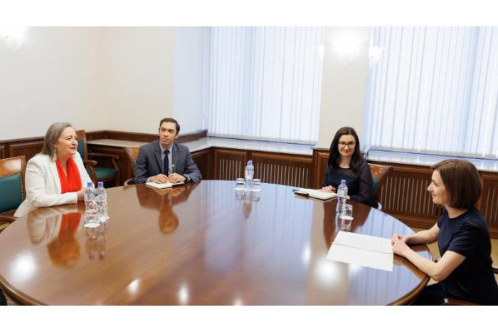 Președintele Maia Sandu s-a întâlnit cu Ambasadoarea Canadei în Republica Moldova, Annick Goulet, la încheierea mandatului său
