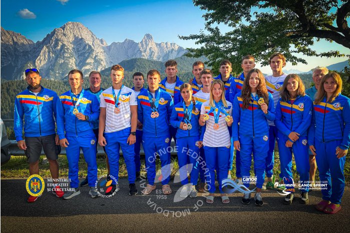 Moldova won 7 medals at U23, Youth Canoe World Cup