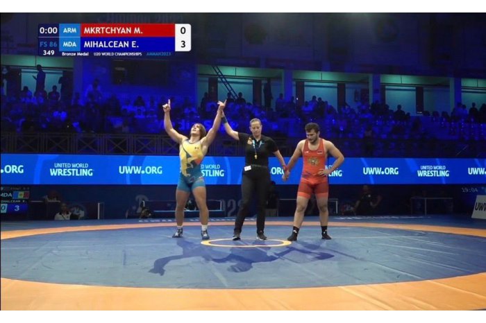 Moldovan athlete won bronze at World Wrestling Championships
