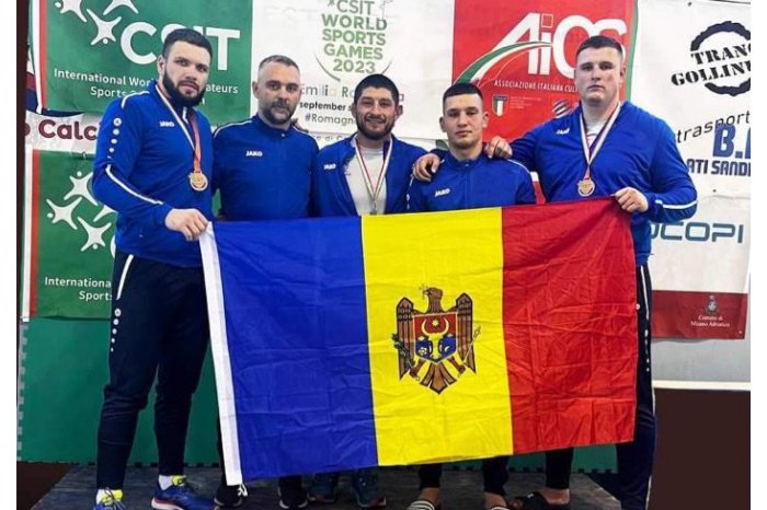 Prizes awarded to sportspeople from Moldova at World Sports Games CSIT 2023 
