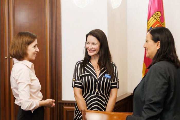 Президент Майя Санду провела встречу с послом доброй воли ООН Кристин Дэвис