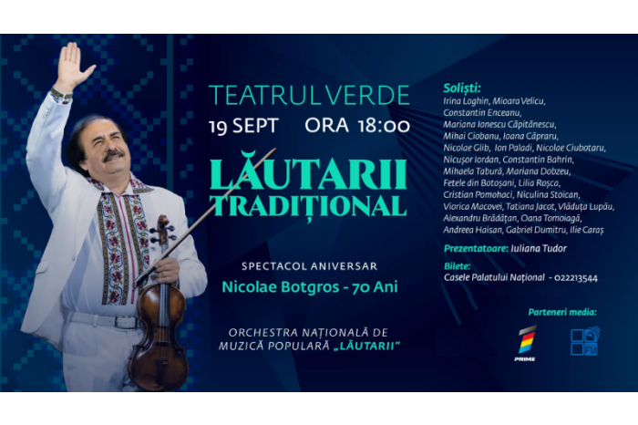 Оркестр «Лэутарий» представит юбилейное шоу, посвященное маэстро Николае Ботгрос