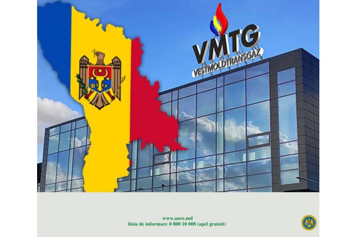 Vestmoldtransgaz company in charge of management of natural gas transportation infrastructure as of 19 September   