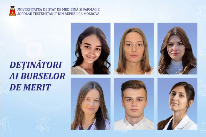 Six students of Nicolae Testemitanu Medical University of Moldova get merit scholarships on behalf of state   