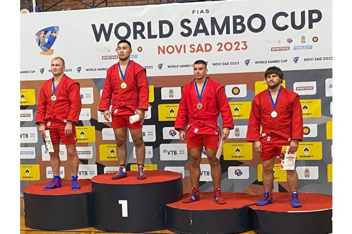 World Sambo Cup medalists - Ruslan Cimpoeș and Sergiu Oșlobanu
