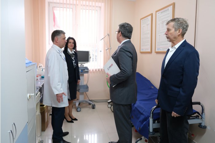 System of producing medical oxygen launched at district hospital from central Moldova