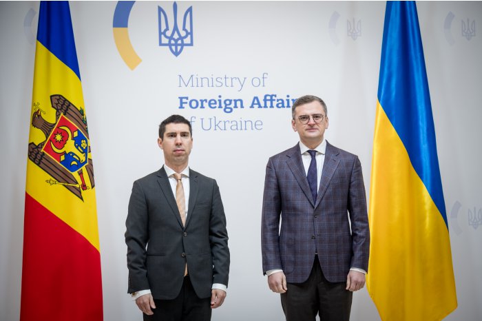 Ministrul de externe Mihai Popșoi s-a întâlnit la Kyiv cu omologul său ucrainean