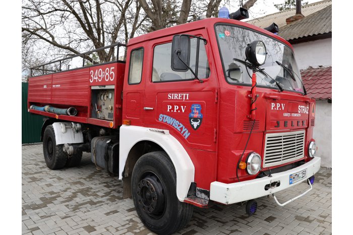 Volunteer fire station in Sireți renovated