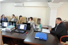 Prime Minister Maia Sandu and Justice Minister Olesea Stamate participate in a meeting of the Superior Council of Magistracy  '