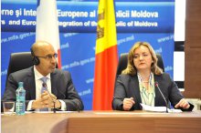 The French Secretary of State for European Affairs, Harlem Désir, met the Minister of Foreign Affairs and European Integration, Natalia Gherman'