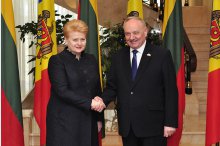 Președintele Republicii Moldova, Nicolae Timofti, s-a întâlnit cu Președinta Lituaniei, Dalia Grybauskaitė'