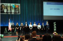 Over 1,000 students registered at Nicolae Testemitanu Medical University of Moldova solemnly take oath of student'