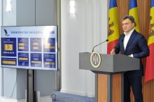 Брифинг премьер-министра Республики Молдова Дорина Речана'