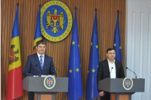 Press conference held by Minister of Infrastructure and Regional Development Andrei Spinu on presentation of Urban Planning and Construction Code'
