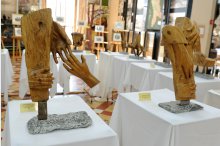 O expoziție a unui sculptor italian a fost vernisată la un muzeu din capitală'