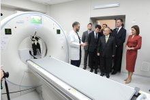 Inauguration event of computed tomograph at Municipal Clinical Hospital for Children Valentin Ignatenco'