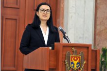 Принятие присяги вице-премьеа по европейской интеграции Кристины Герасимов'