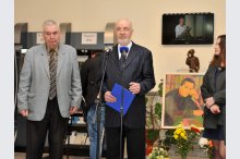 Открытие выставки, посвященной библиологу , писателю и философу Alexe Rău ”Omul Dreptei Cumpene. In memoriam”'