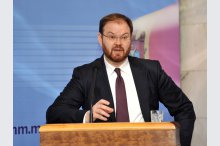 National Bank of Moldova gave a press conference on inflation report'